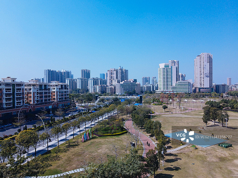 汕头 龙湖区 地标 航拍素材 广东省 汕头市 城市 商业 风图片素材