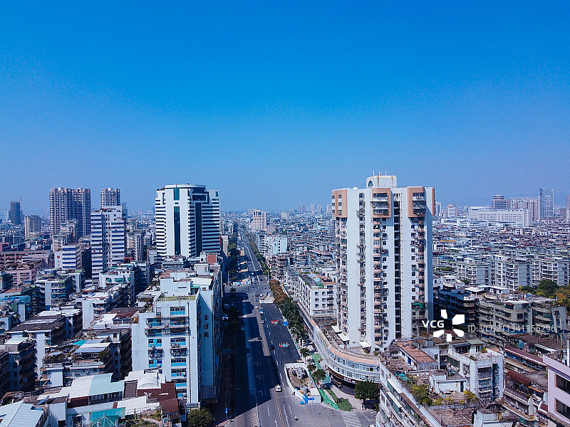 汕头 龙湖区 地标 航拍素材 广东省 汕头市 城市 商业 风图片素材
