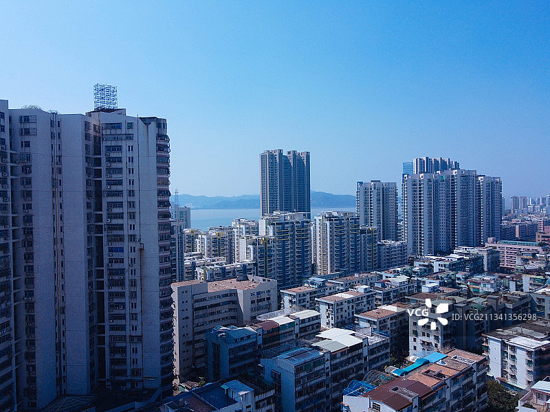汕头 龙湖区 地标 航拍素材 广东省 汕头市 城市 商业 风图片素材