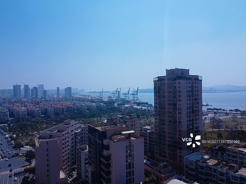 汕头 龙湖区 地标 航拍素材 广东省 汕头市 城市 商业 风图片素材