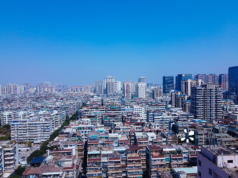 汕头 龙湖区 地标 航拍素材 广东省 汕头市 城市 商业 风图片素材