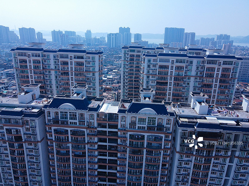汕头 龙湖区 地标 航拍素材 广东省 汕头市 城市 商业 风图片素材