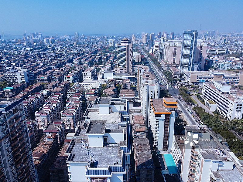 汕头 龙湖区 地标 航拍素材 广东省 汕头市 城市 商业 风图片素材