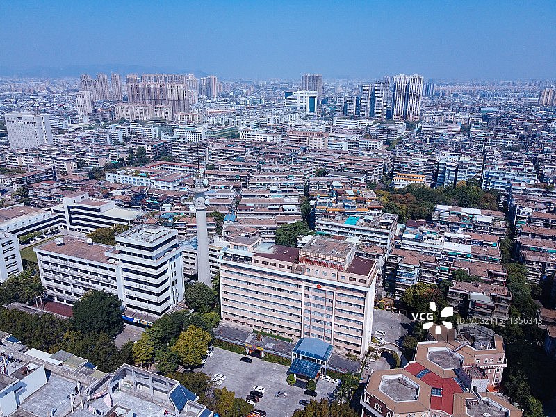 汕头 龙湖区 地标 航拍素材 广东省 汕头市 城市 商业 风图片素材