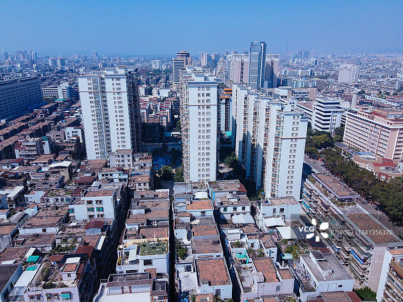 汕头 龙湖区 地标 航拍素材 广东省 汕头市 城市 商业 风图片素材