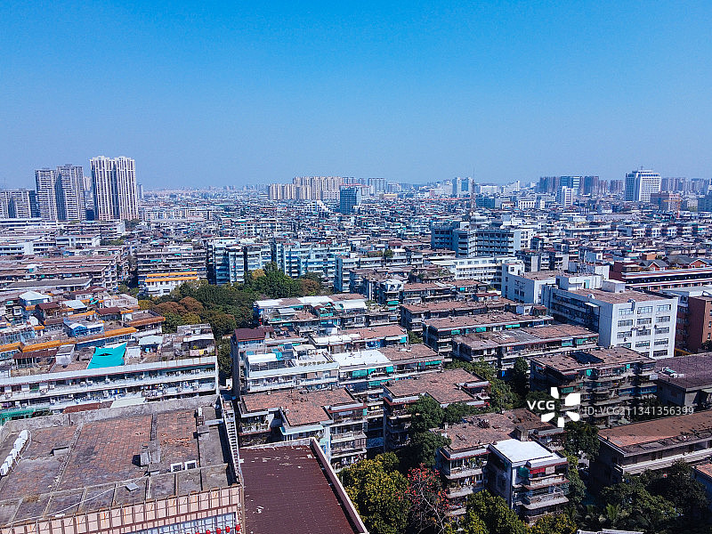 汕头 龙湖区 地标 航拍素材 广东省 汕头市 城市 商业 风图片素材