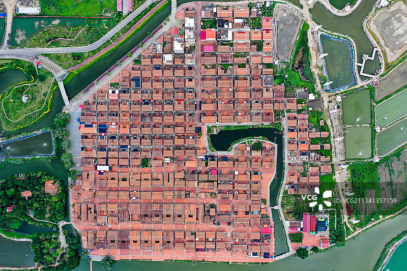 埭美古村图片素材