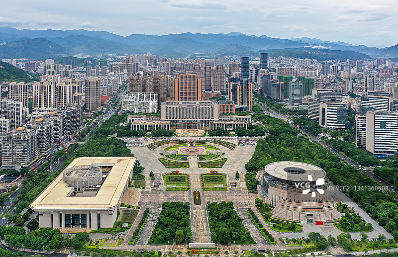 龙岩人民广场图片素材