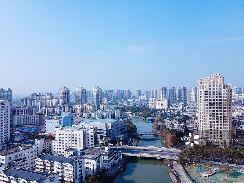 无锡  新吴区 地标 航拍素材 江苏省 无锡市 城市 商业图片素材