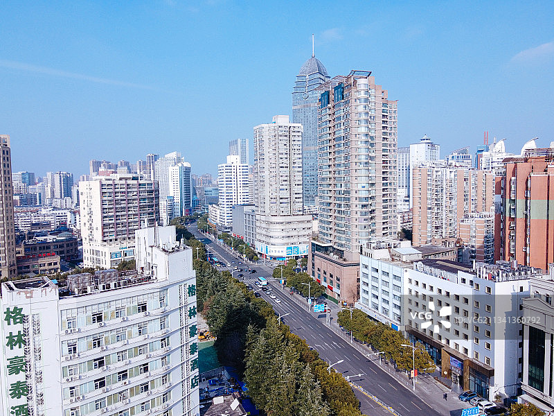 无锡  新吴区 地标 航拍素材 江苏省 无锡市 城市 商业图片素材