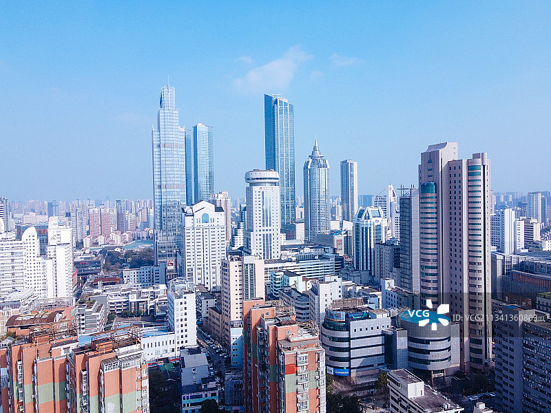 无锡  新吴区 地标 航拍素材 江苏省 无锡市 城市 商业图片素材