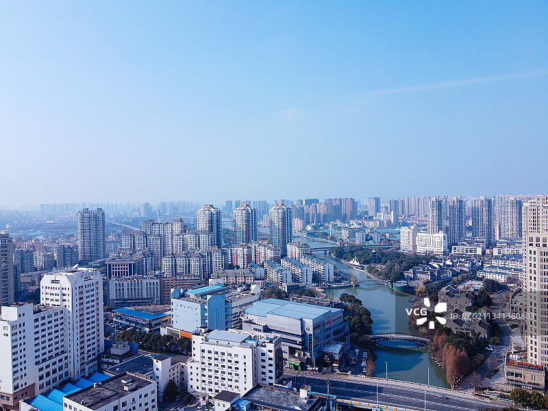 无锡  新吴区 地标 航拍素材 江苏省 无锡市 城市 商业图片素材