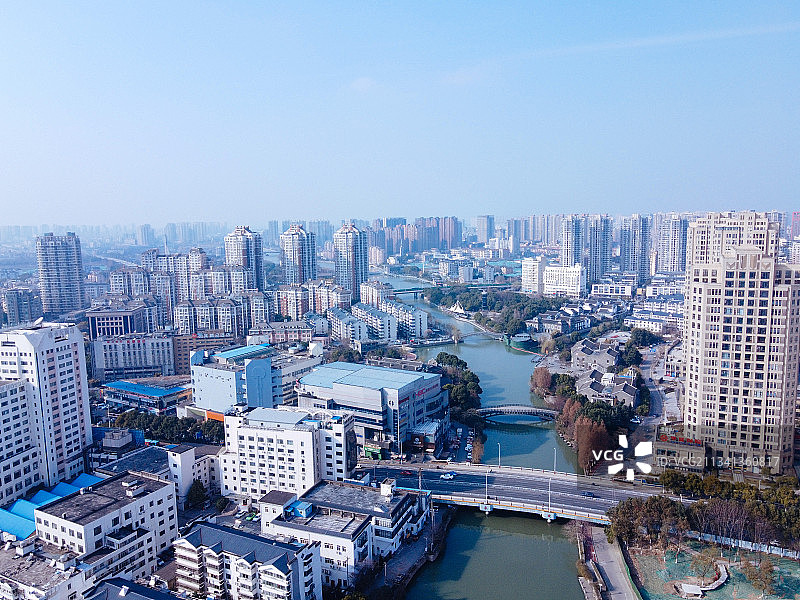 无锡  新吴区 地标 航拍素材 江苏省 无锡市 城市 商业图片素材