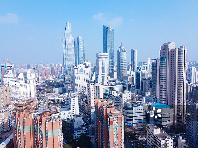 无锡  新吴区 地标 航拍素材 江苏省 无锡市 城市 商业图片素材