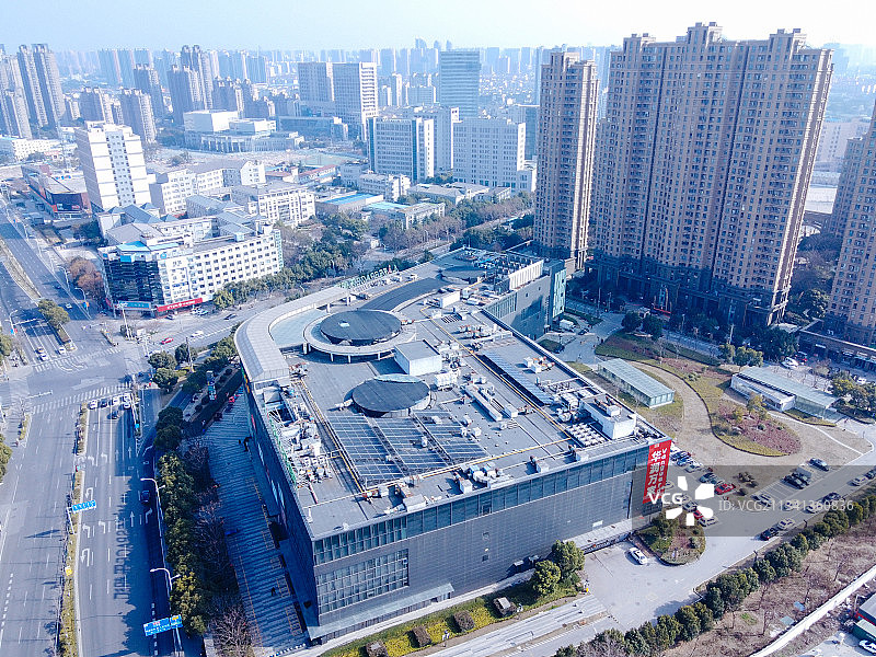 无锡  新吴区 地标 航拍素材 江苏省 无锡市 城市 商业图片素材