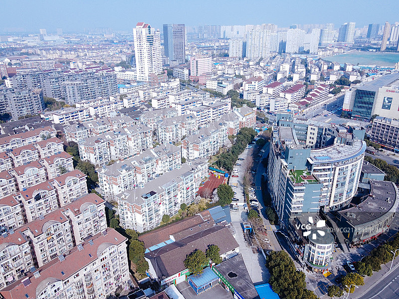 无锡  新吴区 地标 航拍素材 江苏省 无锡市 城市 商业图片素材