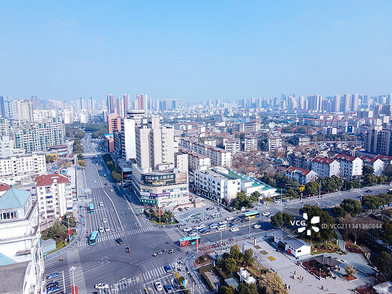 无锡  新吴区 地标 航拍素材 江苏省 无锡市 城市 商业图片素材