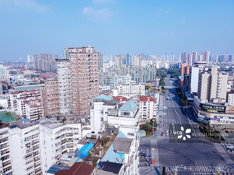 无锡  新吴区 地标 航拍素材 江苏省 无锡市 城市 商业图片素材
