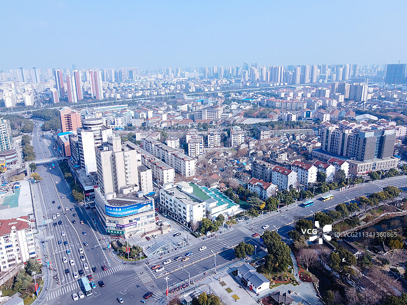 无锡  新吴区 地标 航拍素材 江苏省 无锡市 城市 商业图片素材