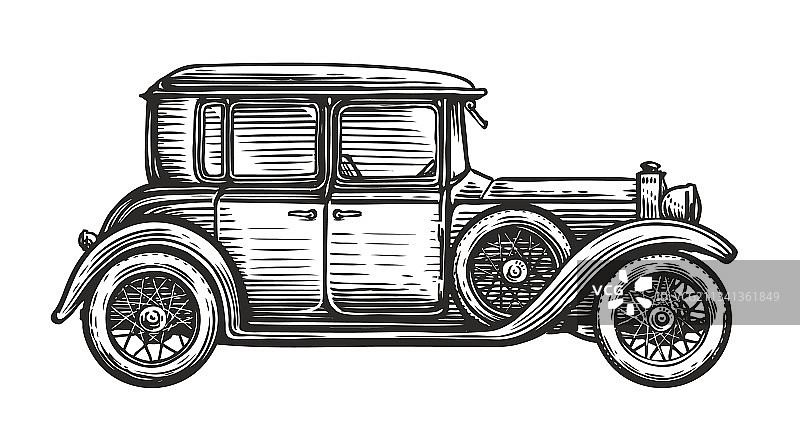 复古老爷车图片素材