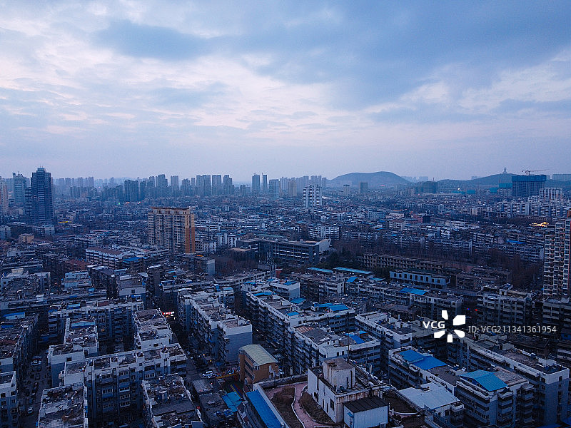 徐州云龙区地标航拍素材江苏省徐州市城市商业风图片素材