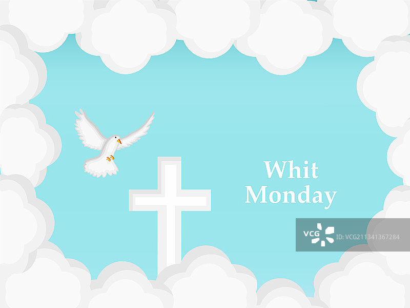 圣灵降临节背景图片素材
