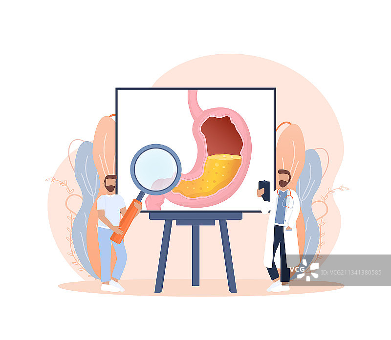 卡通扁平风格图片素材