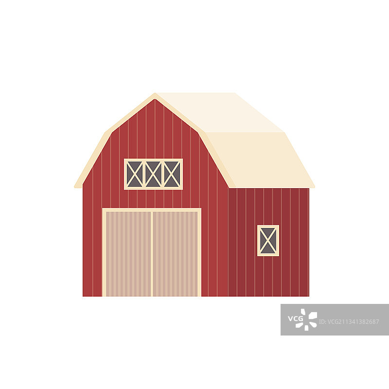 农场建筑农业乡村图标图片素材