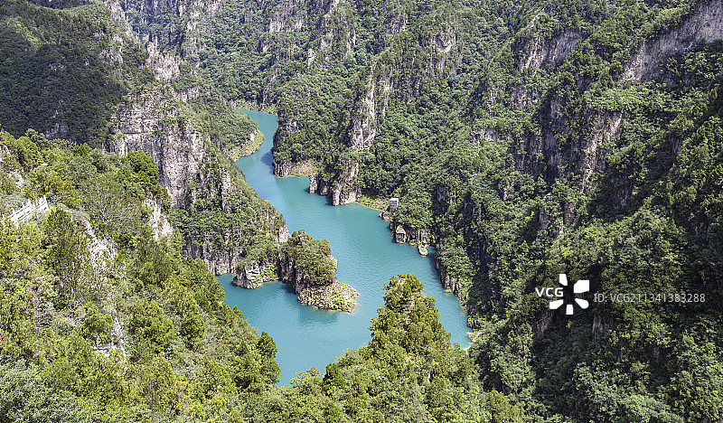河南焦作市修武南太行峰林峡风景区图片素材