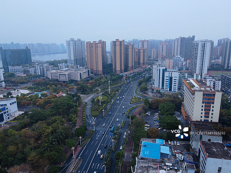 清远 清城区 地标 航拍素材 广东省 清远市 城市 商业 风图片素材