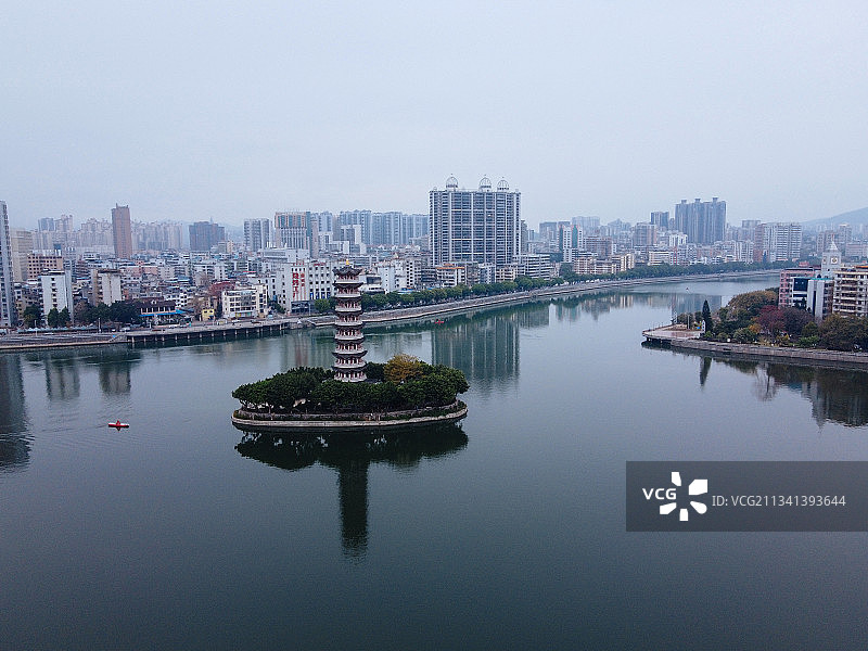 韶关 浈江区 地标 航拍素材 广东省 韶关市 城市 商业 风图片素材