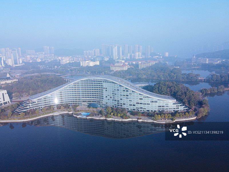 黄石 下陆区  地标 航拍素材 湖北省 黄石市 城市 商业图片素材