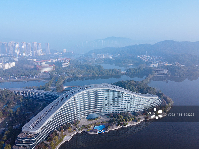 黄石 下陆区  地标 航拍素材 湖北省 黄石市 城市 商业图片素材