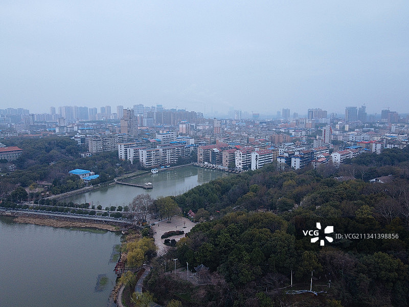 九江 浔阳区 地标 航拍素材 江西省 九江市 城市 商业图片素材