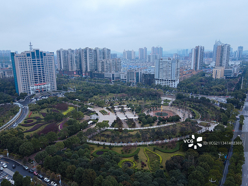 湘潭 雨湖区 地标 航拍素材 湖南省 湘潭市 城市 商业 风图片素材