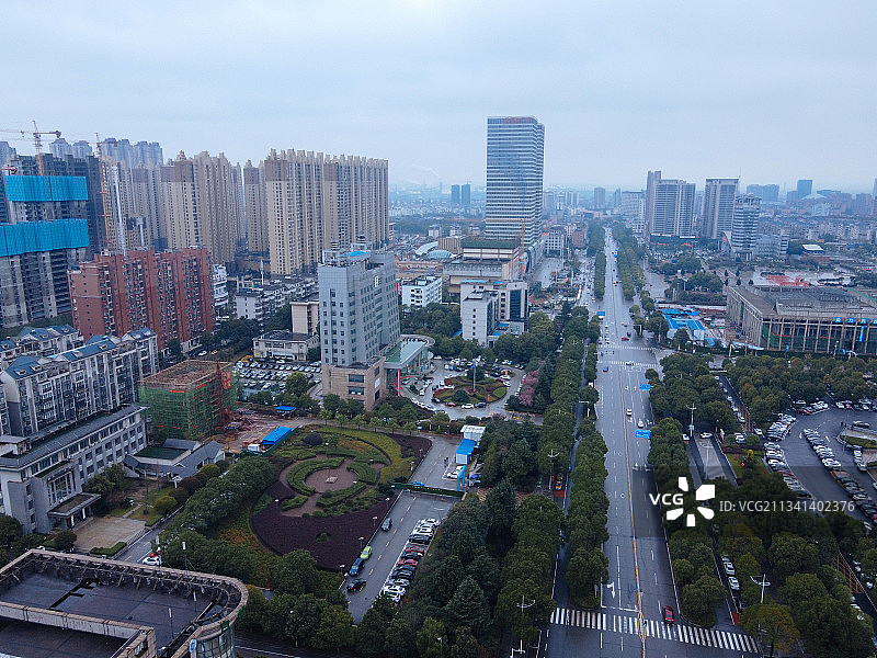 湘潭 雨湖区 地标 航拍素材 湖南省 湘潭市 城市 商业 风图片素材