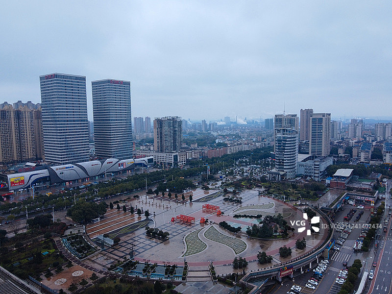 湘潭 雨湖区 地标 航拍素材 湖南省 湘潭市 城市 商业 风图片素材