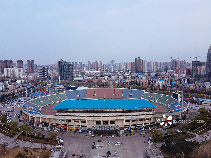 新乡 牧野区 地标 航拍素材 河南省 新乡市 城市 商业 风图片素材