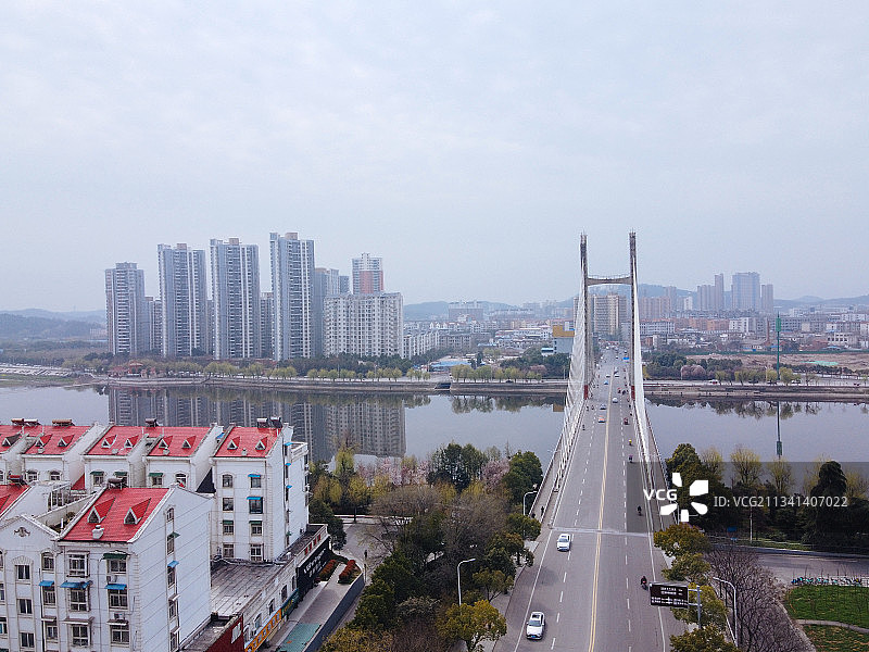 信阳 浉河区 地标 航拍素材 河南省 信阳市 城市 商业 风图片素材