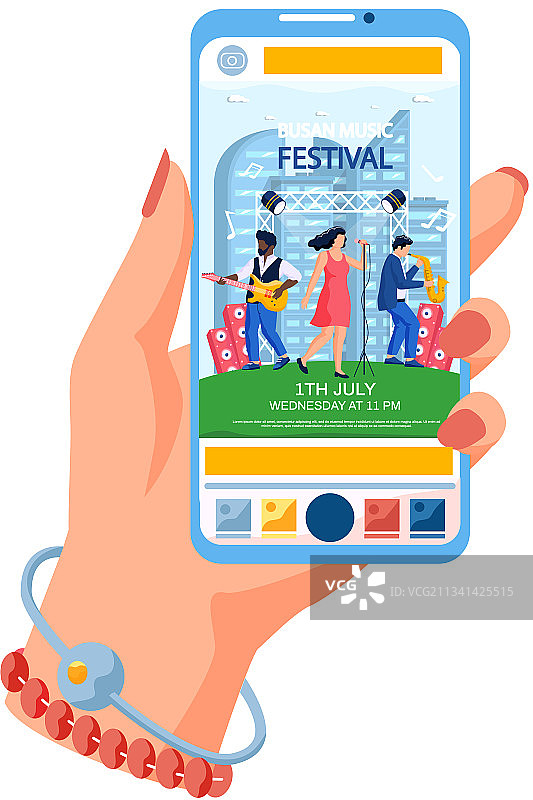 户外夏季音乐节露天音乐会图片素材