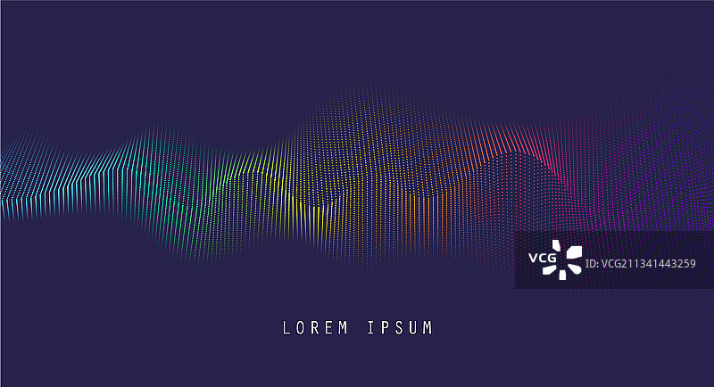 彩色抽象波点背景图片素材