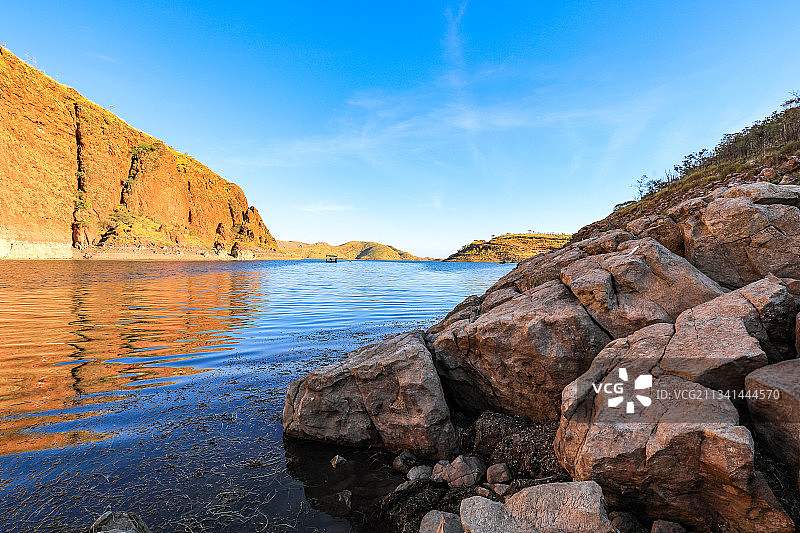 澳大利亚西澳大利亚州阿盖尔湖海景风光图片素材