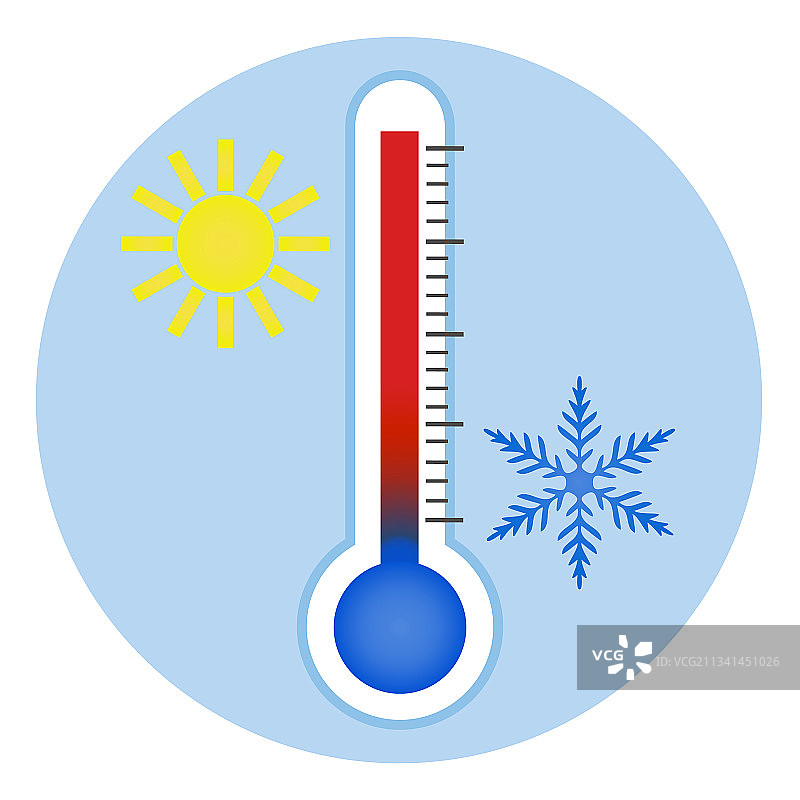 测量冷热的温度计图标图片素材