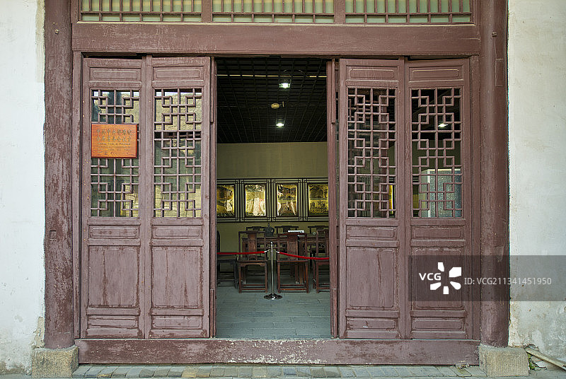 河南省信阳市新县中共中央鄂豫皖分局旧址图片素材