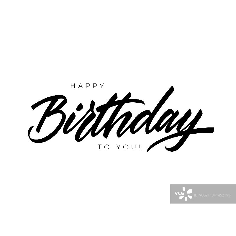 手绘生日贺卡或邀请卡图片素材