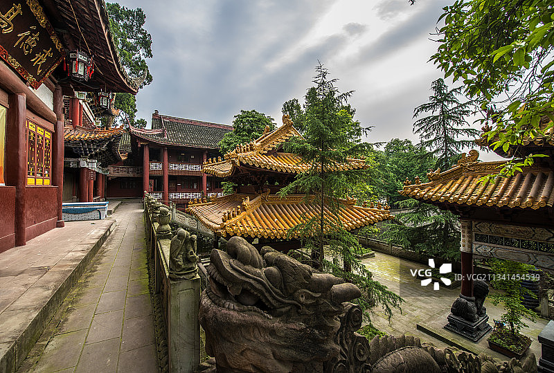 2013-05-28中国，四川省，遂宁市，广德寺图片素材
