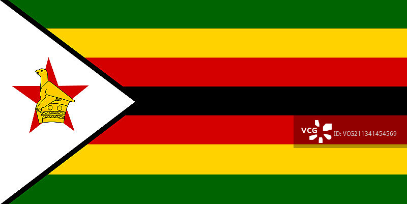 津巴布韦国旗图片素材