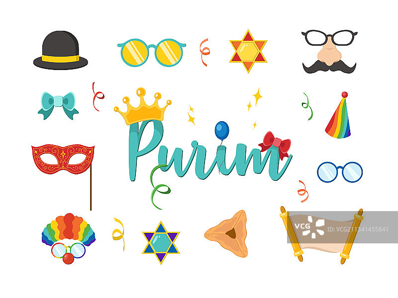 狂欢节元素合集图片素材