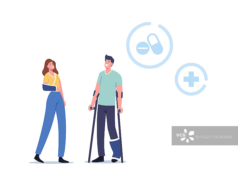 病假医疗保健医药治疗概念图片素材