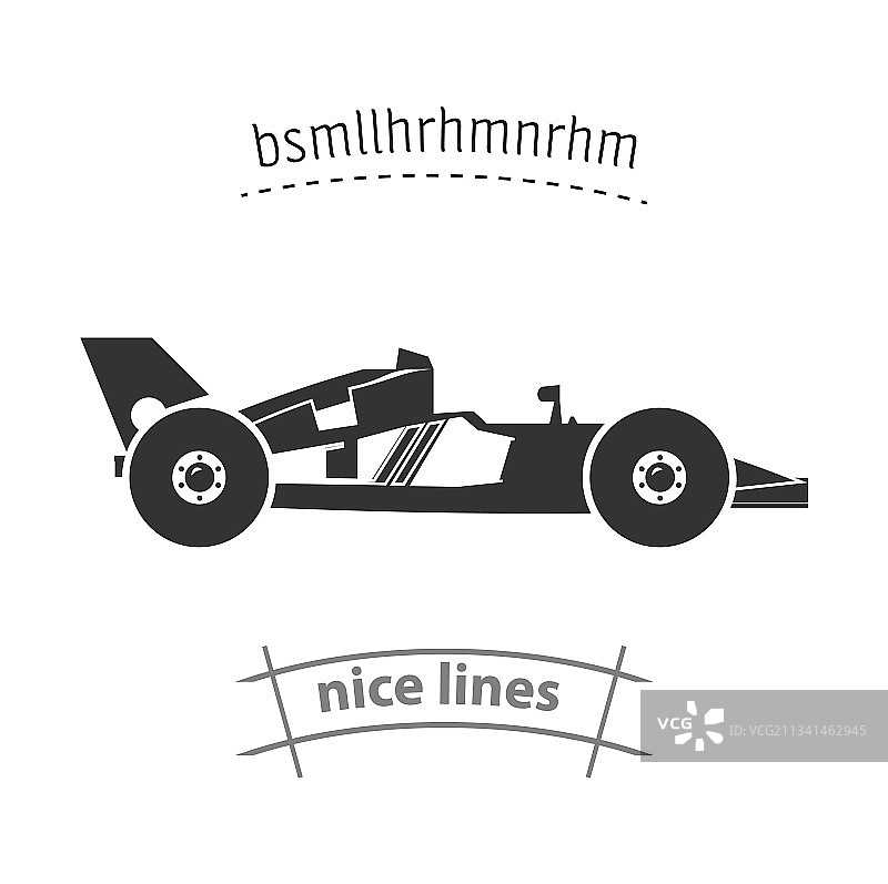 赛车跑车简约图标图片素材